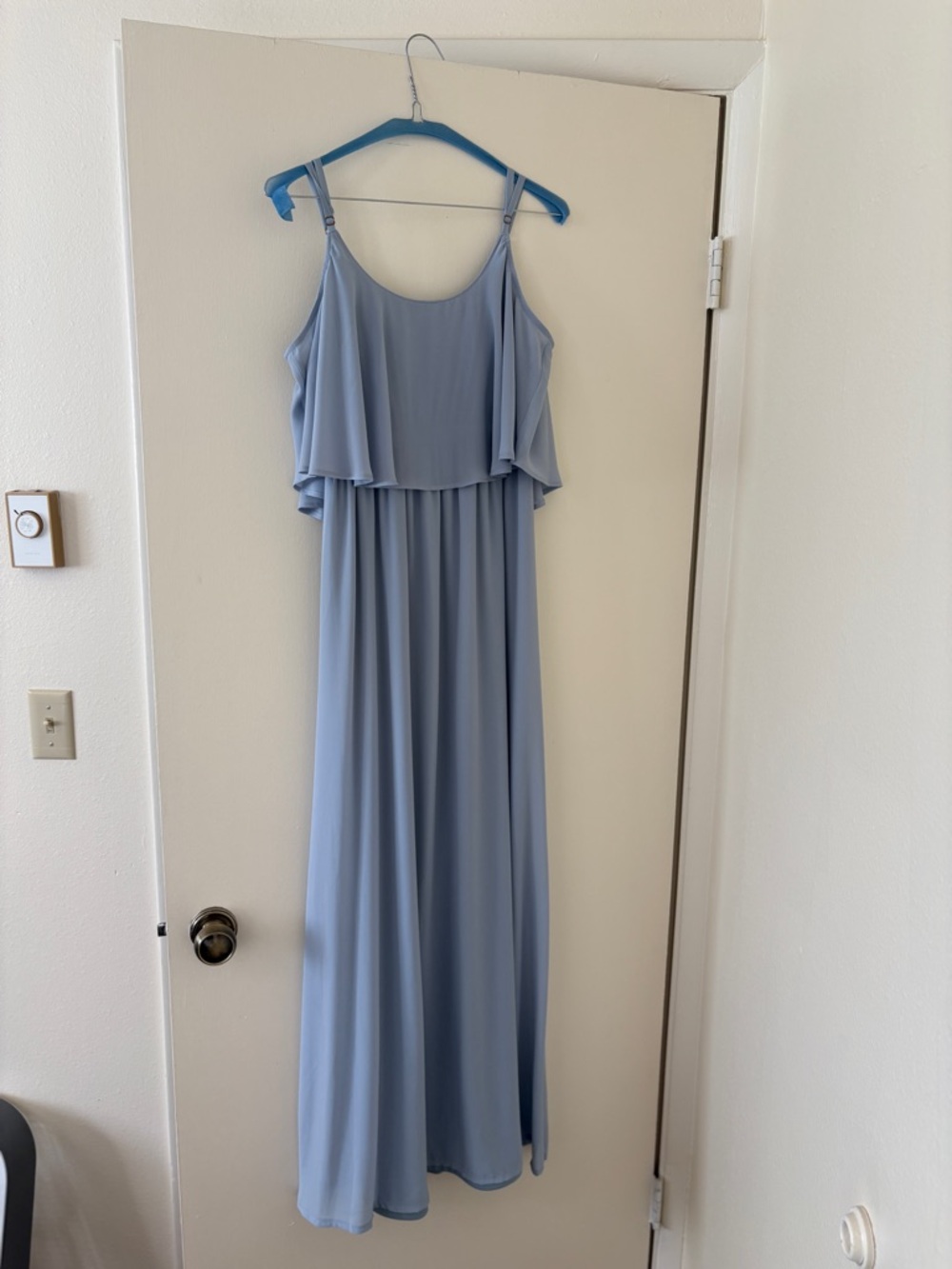 Show Me Your MuMu Pale Blue Maxi Dress